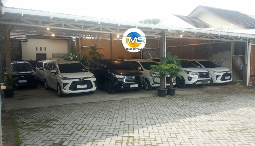 foto garasi tomiorent - rental mobil terpercaya di cirebon Cari rental mobil Cirebon murah 2026? Tersedia unit Avanza hingga Hiace mulai 200rb. Melayani lepas kunci atau dengan supir. Lihat pricelist terbarunya sekarang!
